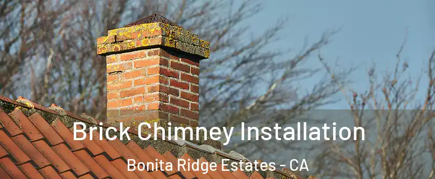 Brick Chimney Installation Bonita Ridge Estates - CA