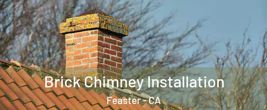 Brick Chimney Installation Feaster - CA