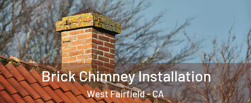 Brick Chimney Installation West Fairfield - CA