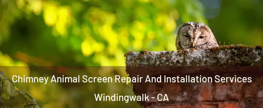 Chimney Animal Screen Repair And Installation Services Windingwalk - CA