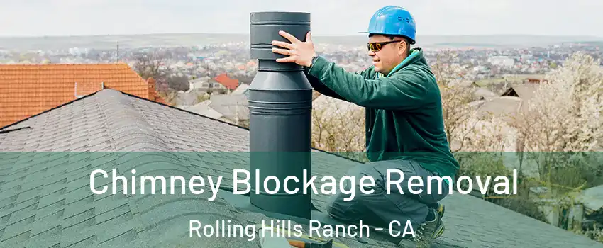 Chimney Blockage Removal Rolling Hills Ranch - CA