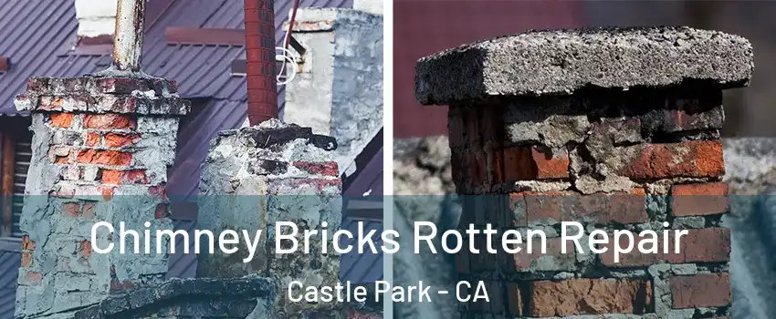 Chimney Bricks Rotten Repair Castle Park - CA