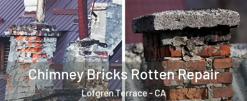 Chimney Bricks Rotten Repair Lofgren Terrace - CA