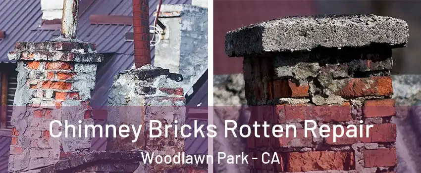 Chimney Bricks Rotten Repair Woodlawn Park - CA