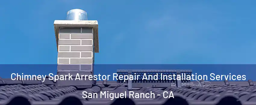 Chimney Spark Arrestor Repair And Installation Services San Miguel Ranch - CA
