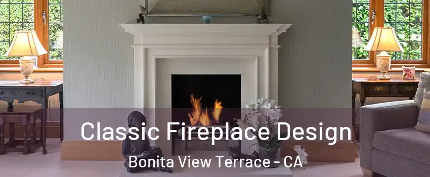 Classic Fireplace Design Bonita View Terrace - CA