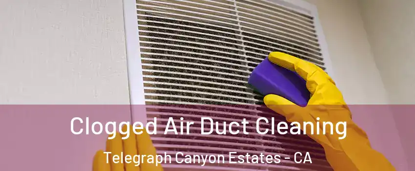 Clogged Air Duct Cleaning Telegraph Canyon Estates - CA