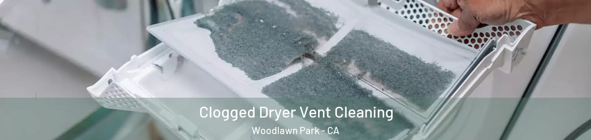 Clogged Dryer Vent Cleaning Woodlawn Park - CA