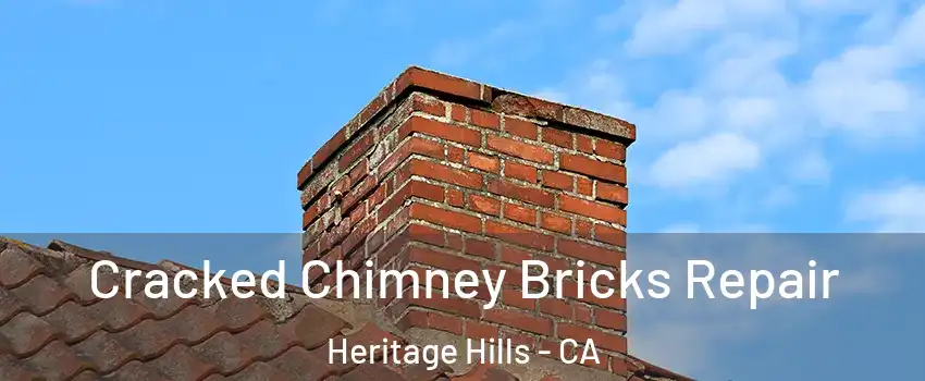 Cracked Chimney Bricks Repair Heritage Hills - CA