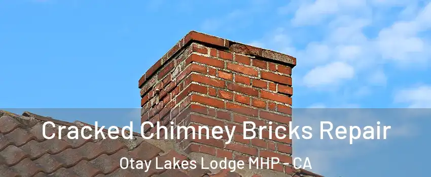 Cracked Chimney Bricks Repair Otay Lakes Lodge MHP - CA