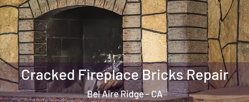 Cracked Fireplace Bricks Repair Bel Aire Ridge - CA