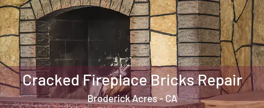 Cracked Fireplace Bricks Repair Broderick Acres - CA