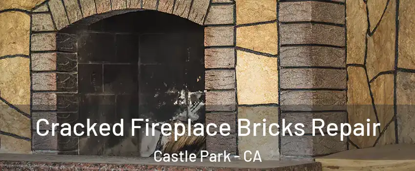 Cracked Fireplace Bricks Repair Castle Park - CA