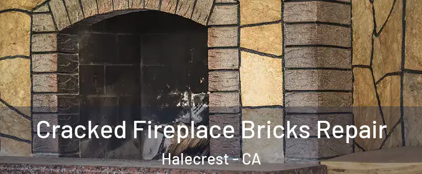 Cracked Fireplace Bricks Repair Halecrest - CA