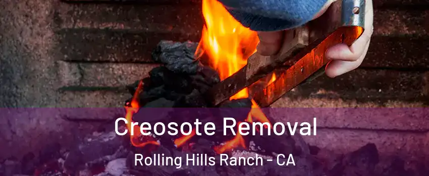 Creosote Removal Rolling Hills Ranch - CA