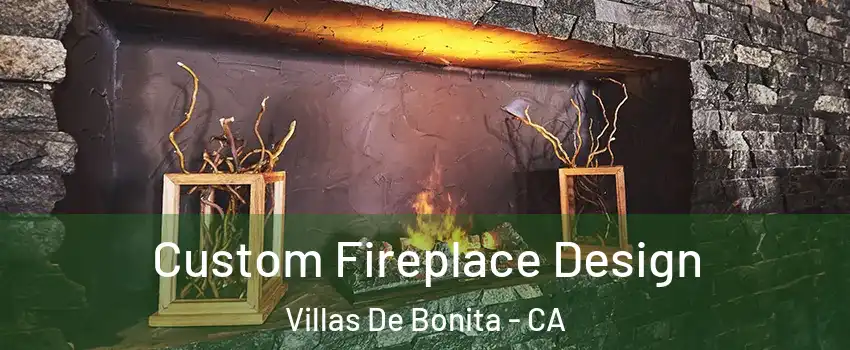 Custom Fireplace Design Villas De Bonita - CA