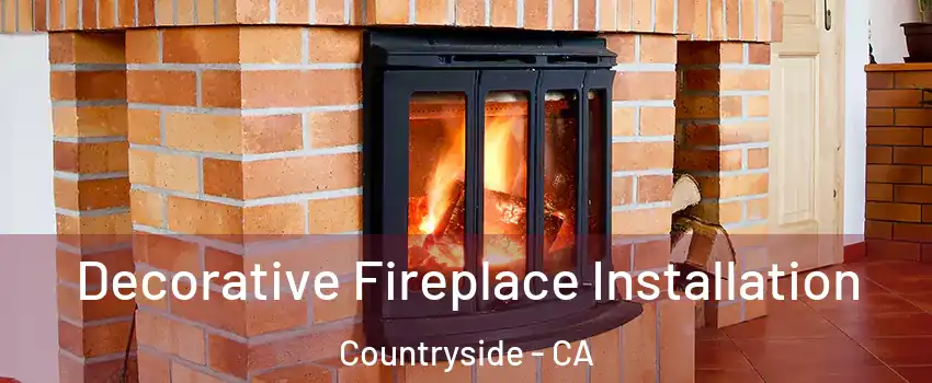 Decorative Fireplace Installation Countryside - CA