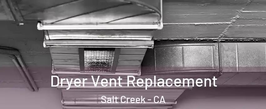 Dryer Vent Replacement Salt Creek - CA