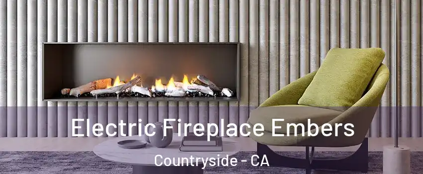 Electric Fireplace Embers Countryside - CA