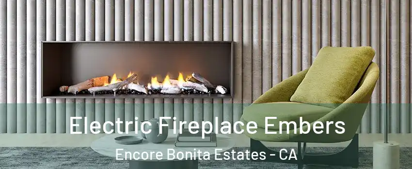 Electric Fireplace Embers Encore Bonita Estates - CA