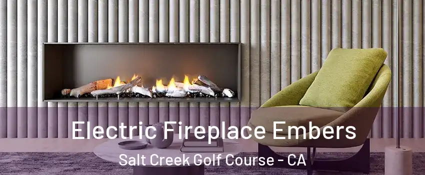 Electric Fireplace Embers Salt Creek Golf Course - CA