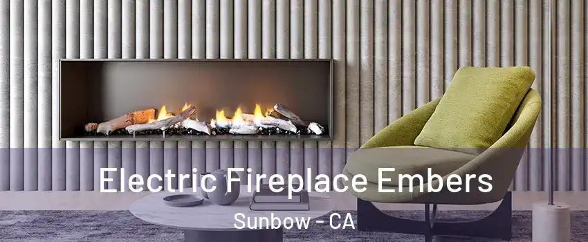 Electric Fireplace Embers Sunbow - CA