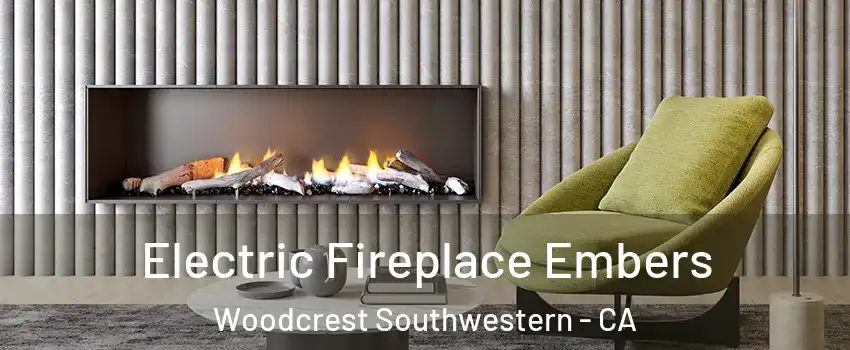 Electric Fireplace Embers Woodcrest Southwestern - CA