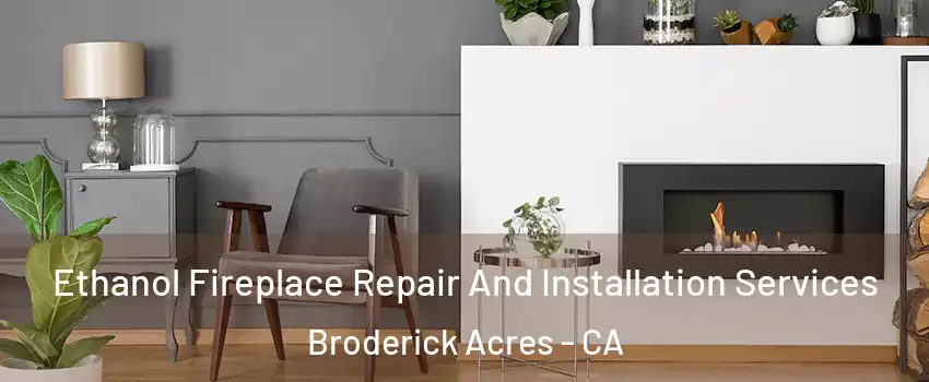 Ethanol Fireplace Repair And Installation Services Broderick Acres - CA