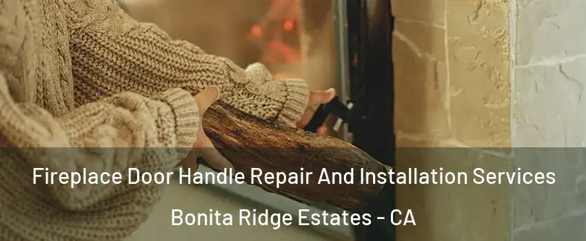 Fireplace Door Handle Repair And Installation Services Bonita Ridge Estates - CA