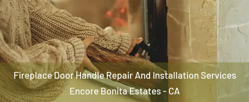 Fireplace Door Handle Repair And Installation Services Encore Bonita Estates - CA