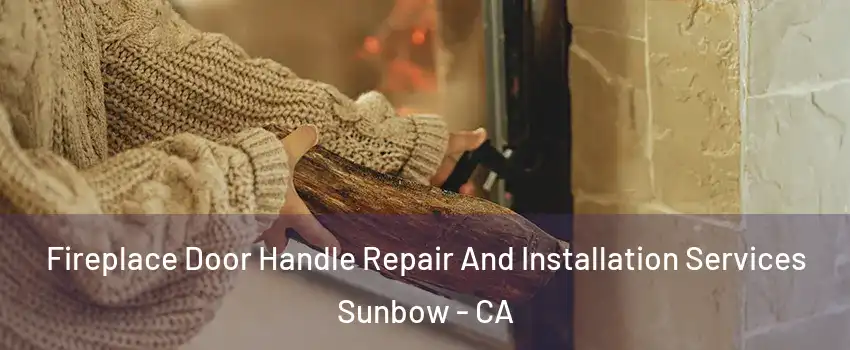 Fireplace Door Handle Repair And Installation Services Sunbow - CA