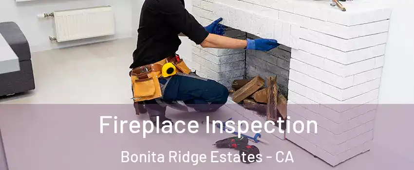 Fireplace Inspection Bonita Ridge Estates - CA