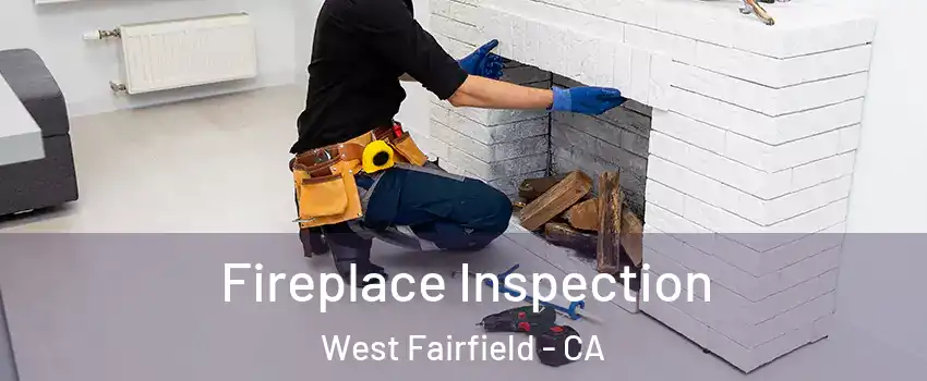 Fireplace Inspection West Fairfield - CA