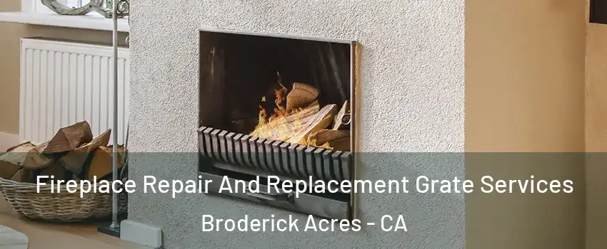 Fireplace Repair And Replacement Grate Services Broderick Acres - CA