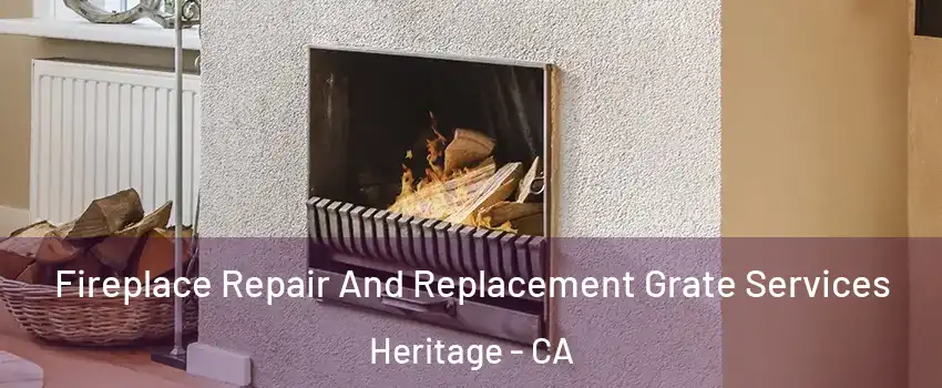 Fireplace Repair And Replacement Grate Services Heritage - CA