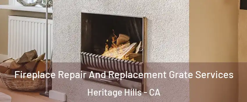 Fireplace Repair And Replacement Grate Services Heritage Hills - CA