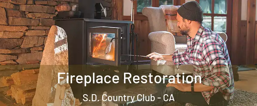 Fireplace Restoration S.D. Country Club - CA