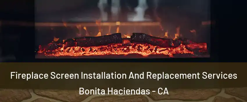 Fireplace Screen Installation And Replacement Services Bonita Haciendas - CA