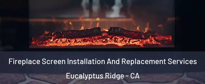 Fireplace Screen Installation And Replacement Services Eucalyptus Ridge - CA