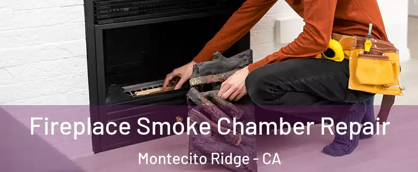 Fireplace Smoke Chamber Repair Montecito Ridge - CA