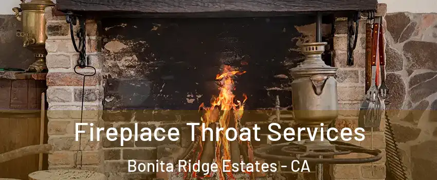Fireplace Throat Services Bonita Ridge Estates - CA