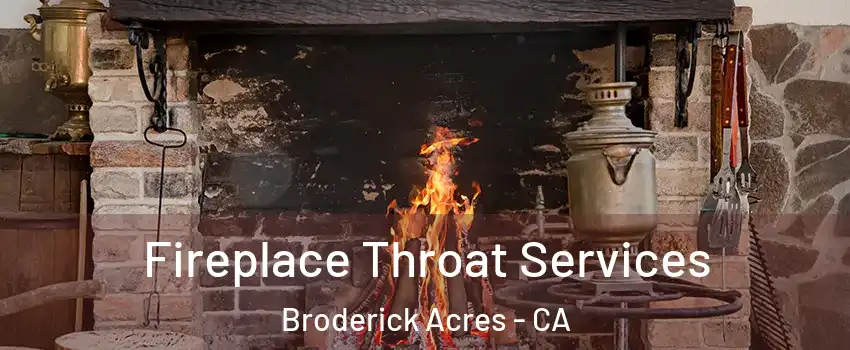 Fireplace Throat Services Broderick Acres - CA