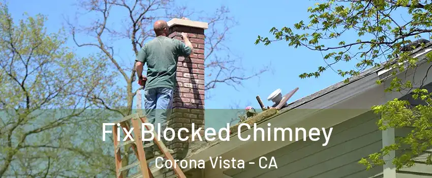 Fix Blocked Chimney Corona Vista - CA