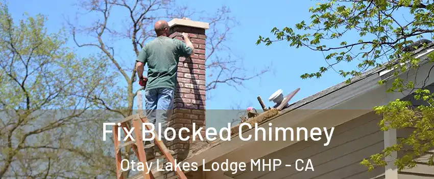 Fix Blocked Chimney Otay Lakes Lodge MHP - CA