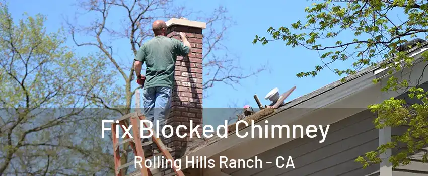 Fix Blocked Chimney Rolling Hills Ranch - CA
