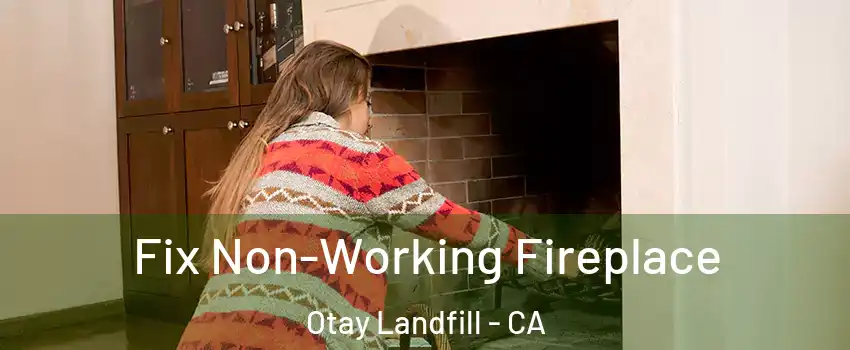 Fix Non-Working Fireplace Otay Landfill - CA