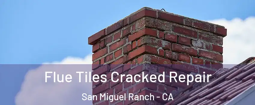 Flue Tiles Cracked Repair San Miguel Ranch - CA