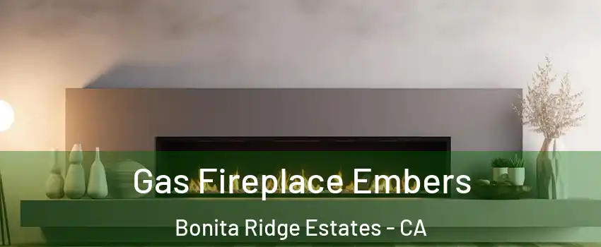 Gas Fireplace Embers Bonita Ridge Estates - CA