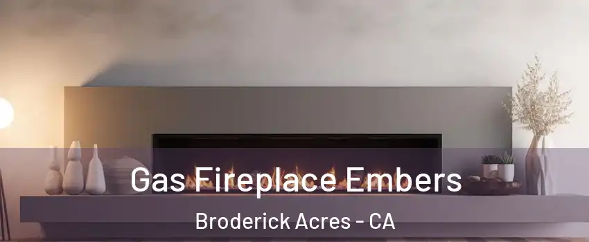 Gas Fireplace Embers Broderick Acres - CA
