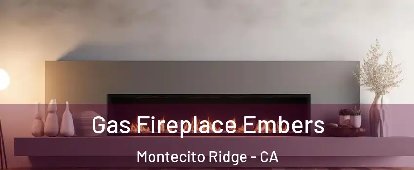 Gas Fireplace Embers Montecito Ridge - CA